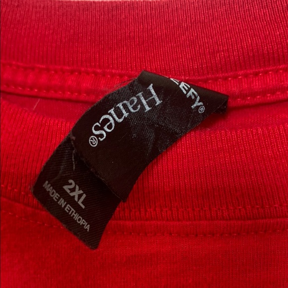 Red Jolliest Bunch of Assholes T-Shirt - Picture 2 of 2